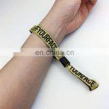 Fabric Handicraft Event Woven Printed Numbered Wristbands thumbnail-4