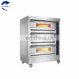Widely Used Hotel Bakery Equipment Unique 2 Deck 4 Trays Bakery Pizza Oven for Bread thumbnail-6