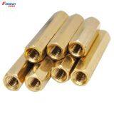 M2-M4 Double Pass Hexagonal Copper Column Nuts Combination Brass Nut Female Hex Spacing Threaded Pillars Truss Standoff PCB Spacer thumbnail-3