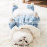 Wholesale British Shorthair Kitten Dog Pet Cat Winter Clothing Hoodie Bunny Ears Overcoat Cat Clothes thumbnail-1