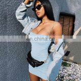 2020 New Arrivals Women Fashion Pleated Casual Dresses Ladies Bodycon Slip Dresses Women Summer Dresses thumbnail-1