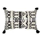 Ready to Ship Home Decoration Pillow Case Printed Tufted Sofa Cushion Cover With Tassels thumbnail-3