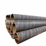 Q345B Carbon welded seamless spiral steel pipe for oil pipeline construction