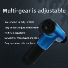 Electric Muscle Massager Therapy Fascia Massage Gun Deep Vibration Muscle Relaxation Fitness Equipment With 4 Massage Heads thumbnail-2