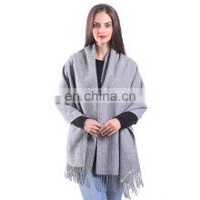 Wholesale Inner Mongolia Solid 100% Cashmere Scarf Pashmina Kaschmir Shawl thumbnail-2