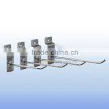 Metal Chrome Supermarket 300mm Slatwall Hook thumbnail-1