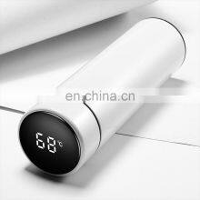 Free Sample 500ml Stainless, Steel Double Wall Vacuum Insulated Flask Temperature Display Led Thermos/ thumbnail-2