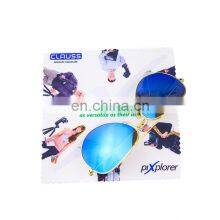 Sublimation Custom Print Microfiber Glasses Cleaning Cloth for Sale thumbnail-2