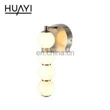 HUAYI Hot Selling Acrylic Simple Style Indoor Loft 10w Modern Decoration LED Wall Lamp thumbnail-1