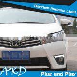 AKD Car Styling Toyota Corolla DRL 2014-2015 Corolla Led DRL New Altis LED Daytime Running Light Good Quality LED Fog Lamp thumbnail-5