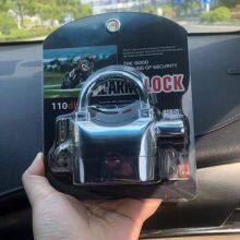 Waterproof Anti-theft Siren Normal Shackle Silver Color Alarm Motorcycle Bike Bicycle Lock Padlock 110dba thumbnail-2