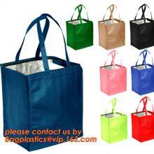 Factory Thermal Bag For Food, Cold Thermal Insulated Lunch Cooler Bag,Grocery Food Delivery Extra Large Insulated Non Woven Bag thumbnail-2