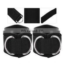 Wholesale Custom Ankle Strap Pink Weight Lifting Gym Ankle Straps For Cable Machines