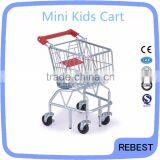 Zinc Plate Folding Children Shopping Cart