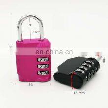 Wholesale Keyless Gym Sport Locker Resettable 4 Digit Password Combination Padlocks thumbnail-5