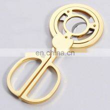 Top Rated Supplies Metal Tabletop Wholesale Classic Gold Desk Steel Scissors Logo Cigar Cutter Custom thumbnail-4