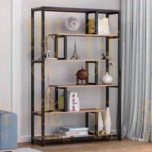 Metal Bookshelf Hight Quality Studyroom Furniture 4tier Bookcases thumbnail-4