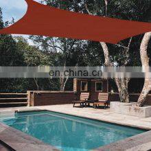 Small Outdoor Rectangle Red Color Sun Shade Sail Sand Nets Cloth For Garden Pool thumbnail-4
