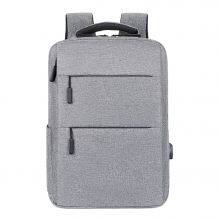Custom LOGO Laptop Bag With USB Charging Port Fits 15.6 Inch Laptop Backpack in Stock