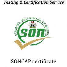Nigeria Certified Soncap Certification Standards Organization Of Conformity Assessment