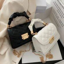 2024 Fashionable Chain Crossbody Handbag for Women, Trendy Small Square Bag