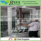 BST Factory Supply Wooden Floor Standing Mirror Jewelry Cabinet thumbnail-2