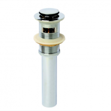 Modern G1 1/4 G Brass Main Body Bathroom Accessory Push Pop-up Basin Waste Sink Drain Overflow Tile Insert Made Brass Silicone