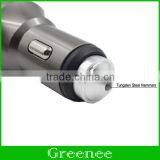 Newest Safety Hammers Cutting Seat Belt 2 Ports USB Car Charger for IPhone and Smartphones thumbnail-5
