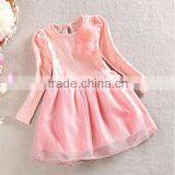 Kids Dress For 3-7 Y Girls New Pattern Children Spring Girl Dress 2015 Fashion Kids Flower Girls Dress thumbnail-3