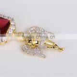 New Arrivaling 925 Sterling Silver Angel Diamond Jewelry Charm Pendant Necklace thumbnail-2