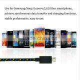 HOT 1M/2M/3M Nylon Fabric Braided Micro Data Sync USB Cable thumbnail-6