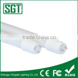 Single ended design T8 led glass tube CE RoHS UL high luminous efficiency