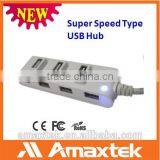 Shenzhen Amaxtek New Arrival 7 Port USB 2.0 Charging Hub Device thumbnail-1
