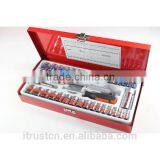 40PCS 3/8"and 1/4" Metal Box Socket Set 2340AAM GS KING TOOLS Made in China