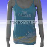 Best Selling Custom Printing Wholesale Ladies Lycra Fashion Tank Top thumbnail-3