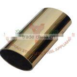 Oval Pipe(316, ASTM A554, Titanium Golded Surface)