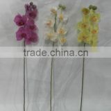 new rtificial silk high quality small butterfly orchid with long stem for wedding decoartion
