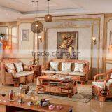 High Quality Indoor Vintage 1+2+3 Sofa Sets of Cane Rattan Furniture for Salon 2015 thumbnail-1
