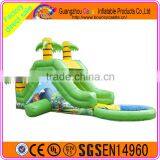 Green Water Slide With Pool for Kids Hot Sales High Quality thumbnail-2