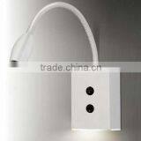 Hotel Wall Lamp Flexible Goose Neck Led Wall Mounted Light