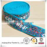 floral print elastic waistband jacquard elastic band for underwear