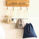Wholesale cotton fabric drawstring bag Best price for handbag