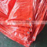 pe Tarpaulin Roll High Density Polyethylene Leno Woven Fabric High Tensible Strong Two Side Lamination Striped Hem pp Rope China thumbnail-4