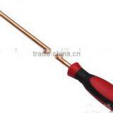 Non Sparking Hand Tools Beryllium Copper Slotted Screwdriver