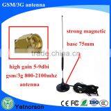 3G GSM Magnetic Base Antenna 3M Cable for USB Modem With SMA Male thumbnail-2