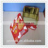 Wholesale Recyclable Feature Tin Can Tin Case Promotional Cute Cookie Packaging Tin Box
