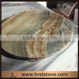 Grey Travertine Onyx Stone for Tiles Floor