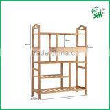 Eco-friendly Bamboo Shoe Rack/Living Room Furniture Corner Shelf thumbnail-1