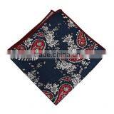 Custom Linen Hunter Paisley Pocket Square thumbnail-2