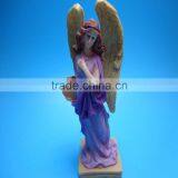 Beautiful Polyresin Lady Angel Statue for Home Decoration thumbnail-3